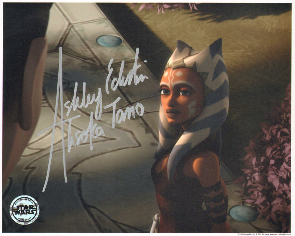 Ashley Eckstein as Ahsoka Tano in Star Wars: The Clone Wars (Official Pix) Signed 8x10 Photo with Character Name