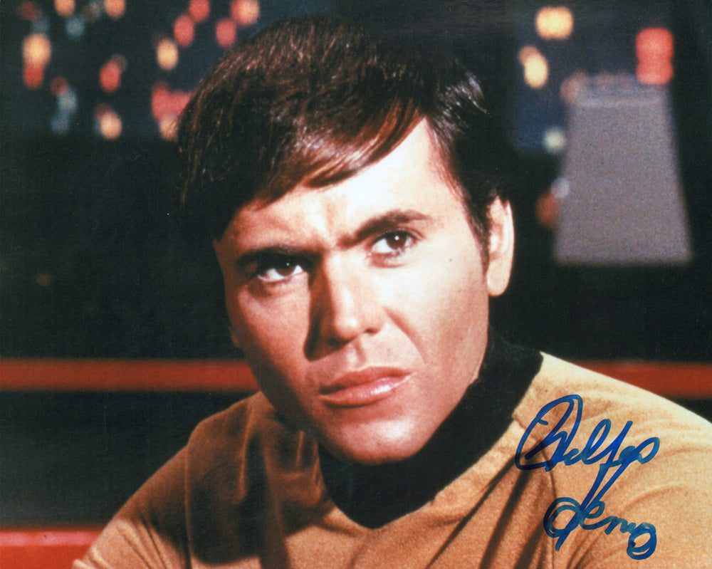 Walter Koenig as Pavel Chekov in Star Trek: The Original Series Signed 8x10 Photo