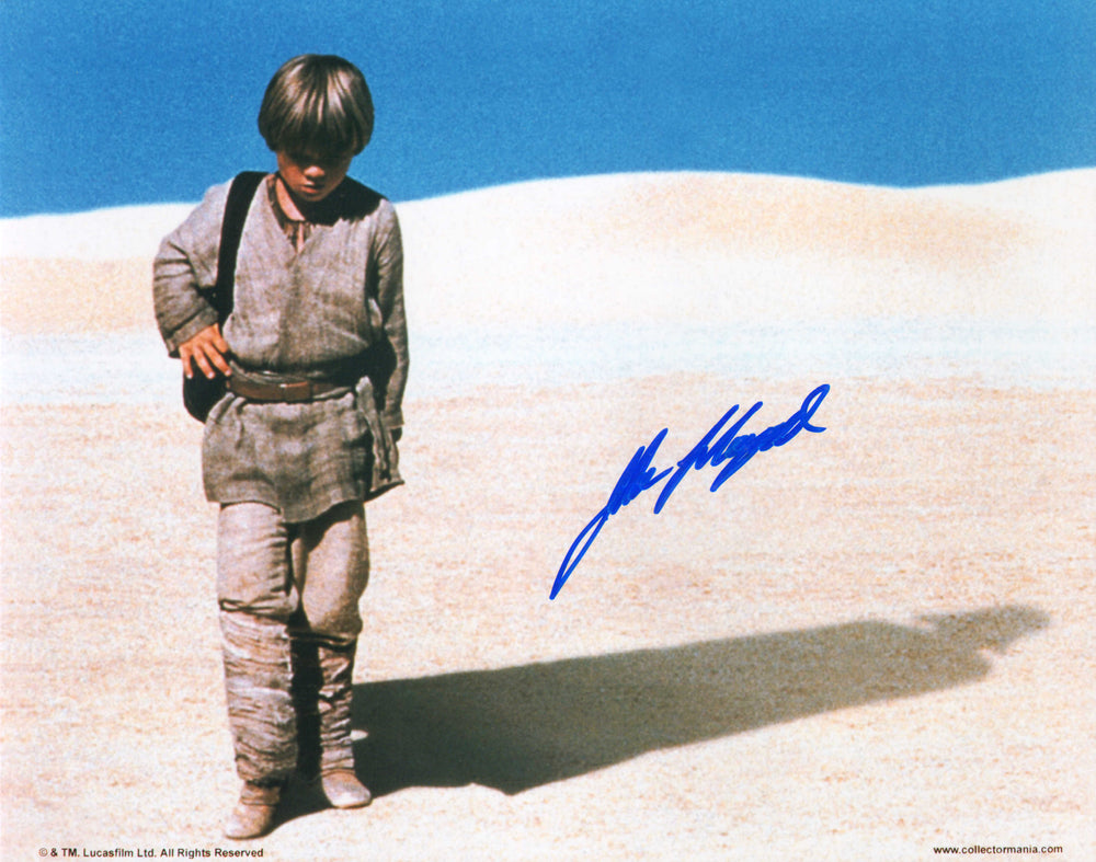 Jake Lloyd as Anakin Skywalker in Star Wars Episode I: The Phantom Menace Signed 8x10 Photo