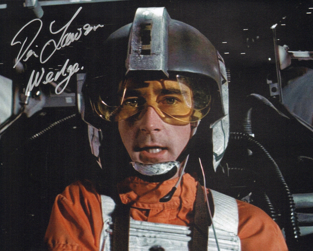 Denis Lawson as Wedge Antilles in Star Wars: A New Hope Signed 8x10 Photo with Character Name
