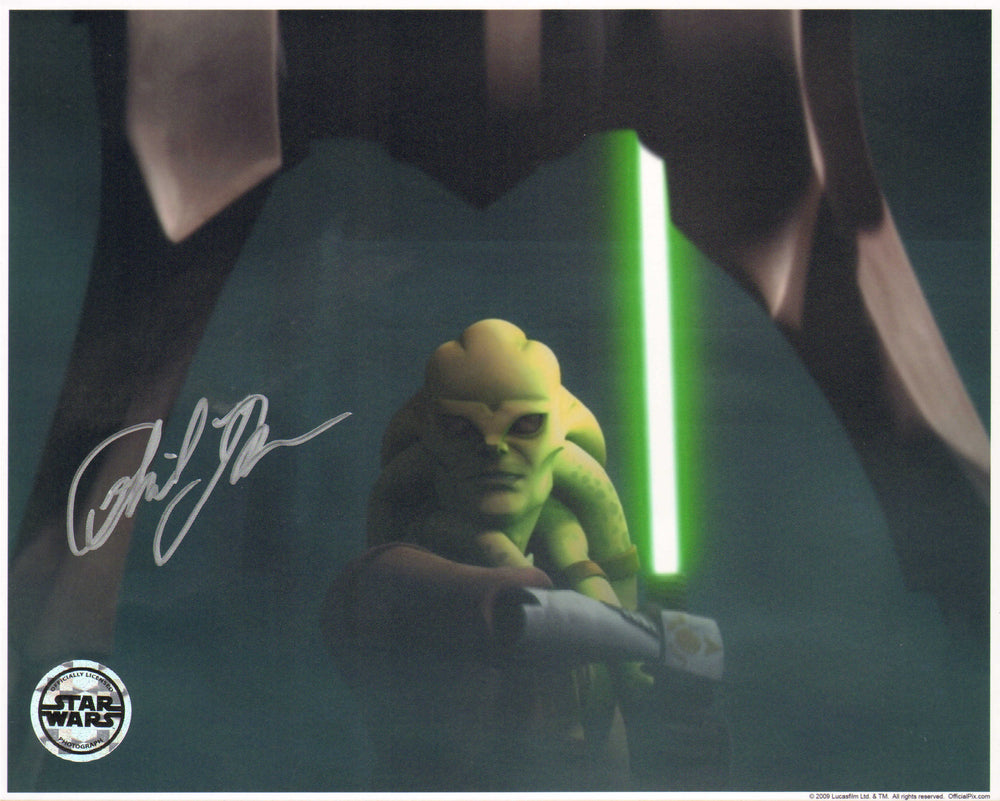 Phil LaMarr as Kit Fisto in Star Wars: The Clone Wars (Official Pix) Signed 8x10 Photo