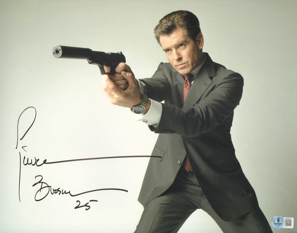 Pierce Brosnan as James Bond 007 in Die Another Day (Beckett) Signed 11x14 Photo