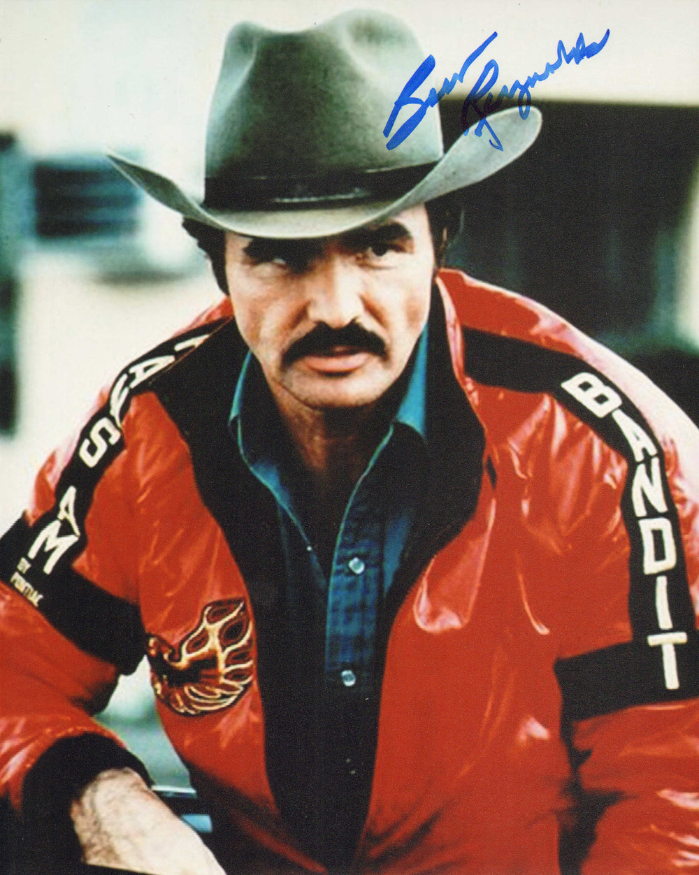 Burt Reynolds as the Bandit in Smokey & the Bandit Signed 8x10 Photo