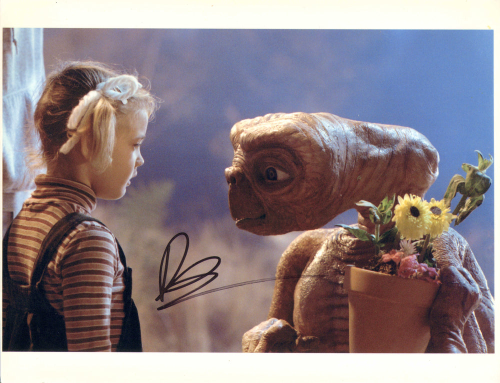 Drew Barrymore as Gertie Taylor in Steven Spielberg's E.T. the Extra-Terrestrial Signed 8.5x11 Photo