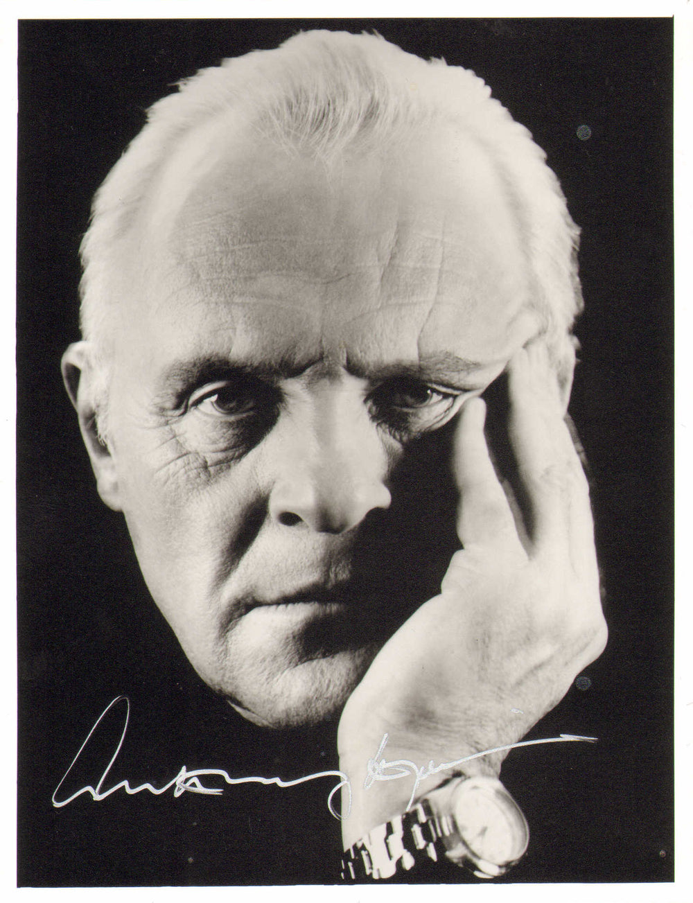 Anthony Hopkins from The Father, Meet Joe Black, Thor, & The Silence of the Lambs Signed 5x6 Photo