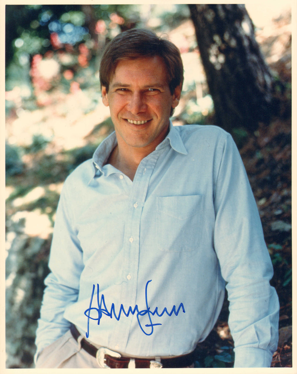 Harrison Ford from Star Wars, Indiana Jones, Blade Runner, & Captain America Signed 8x10 Photo