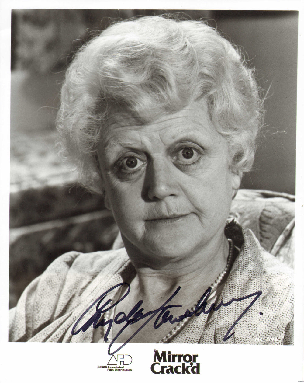 Angela Lansbury as Miss Jane Marple in The Mirror Crack'd Signed 8x10 Photo