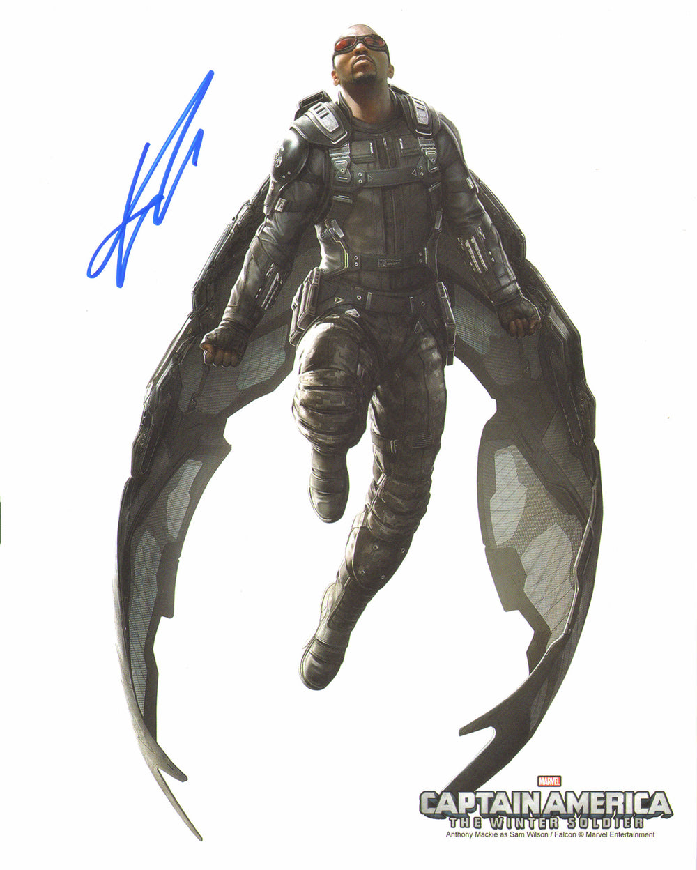 Anthony Mackie as Sam Wilson / Falcon in Captain America: The Winter Soldier (Coolwaters) Signed 8x10 Photo