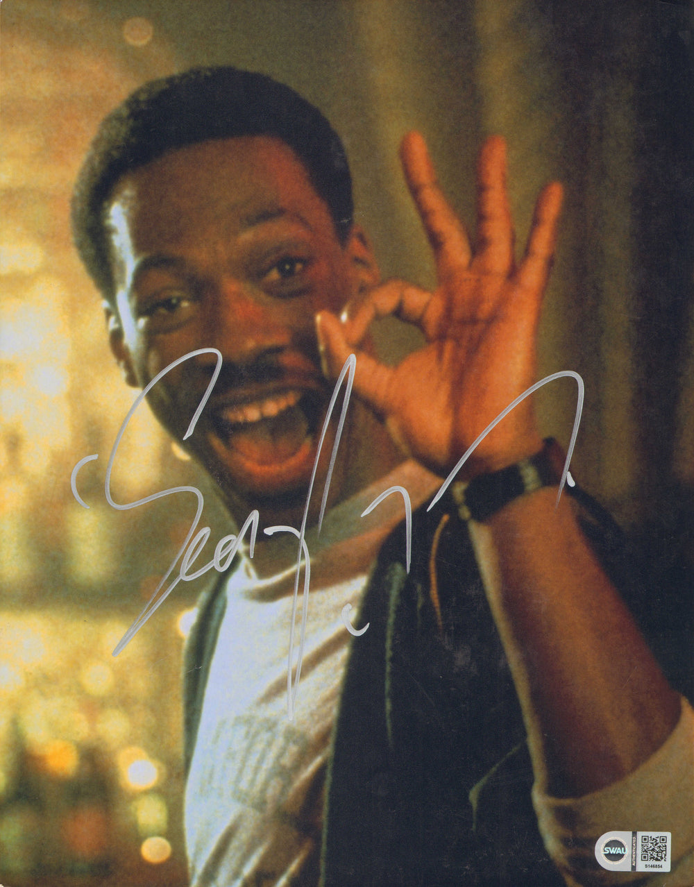 Eddie Murphy as Detective Axel Foley in Beverly Hills Cop (SWAU) Signed 11x14 Photo