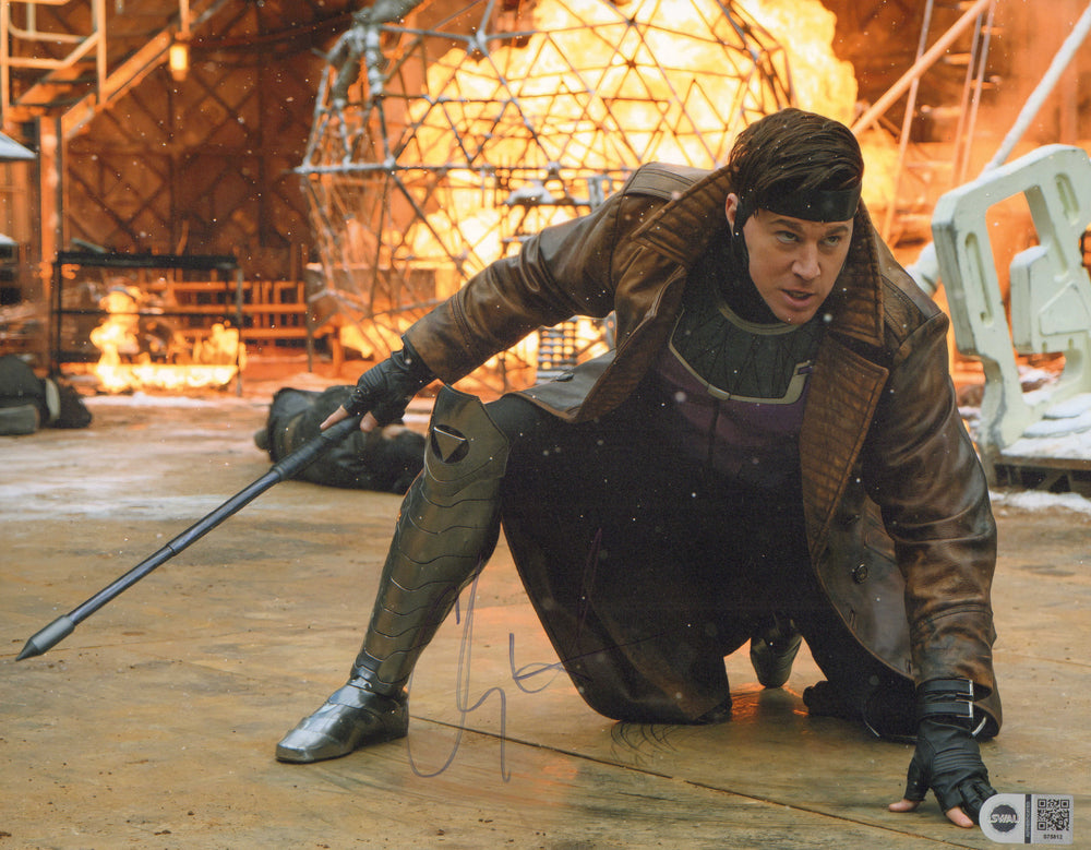 Channing Tatum as Remy LeBeau / Gambit in Deadpool & Wolverine (SWAU) Signed 11x14 Photo