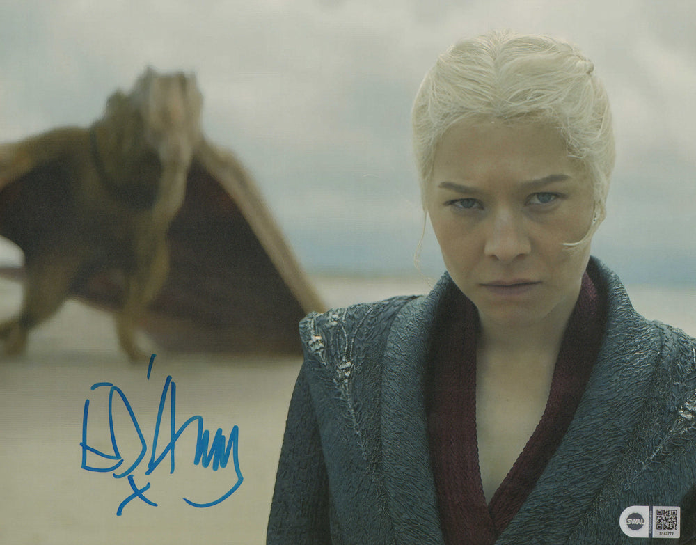 Emma D'Arcy as Rhaenyra Targaryen in HBO's House of the Dragon (SWAU) Signed 11x14 Photo