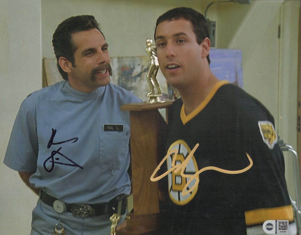 Adam Sandler as Happy Gilmore & Ben Stiller as Hal in Happy Gilmore (SWAU) Signed 11x14 Photo