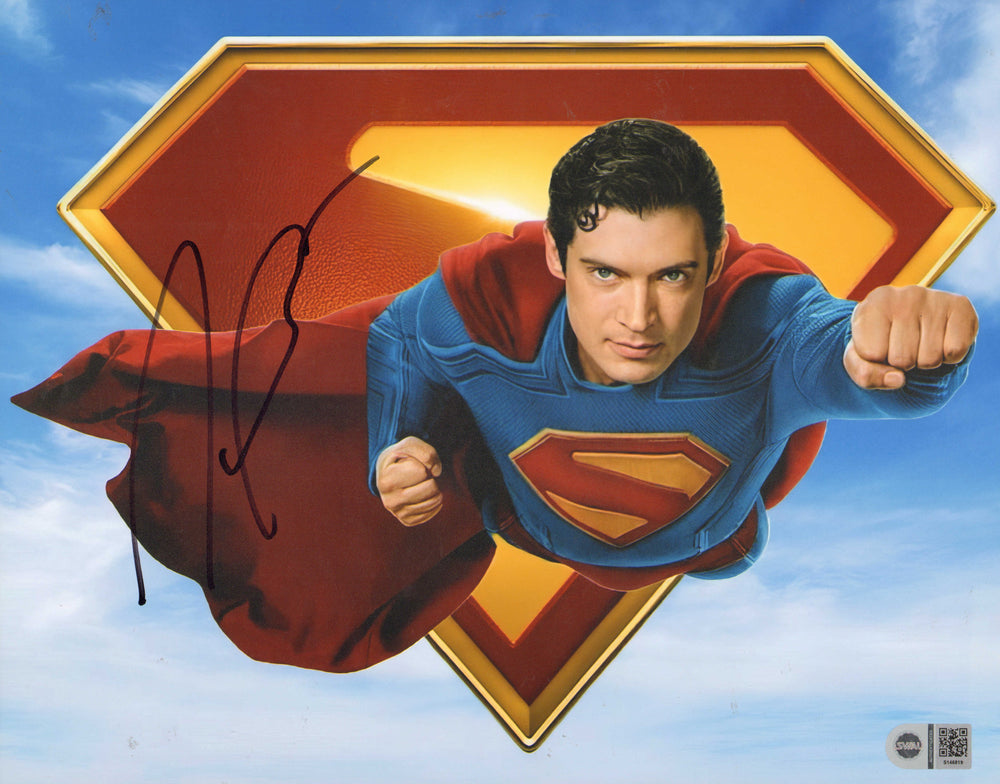 David Corenswet as Superman in James Gunn's Superman (SWAU) Signed 11x14 Photo