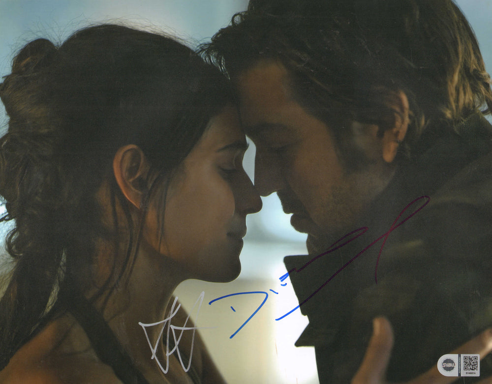 Diego Luna as Cassian Andor & Adria Arjona as Bix Caleen in Star Wars: Andor (SWAU) Signed 11x14 Photo