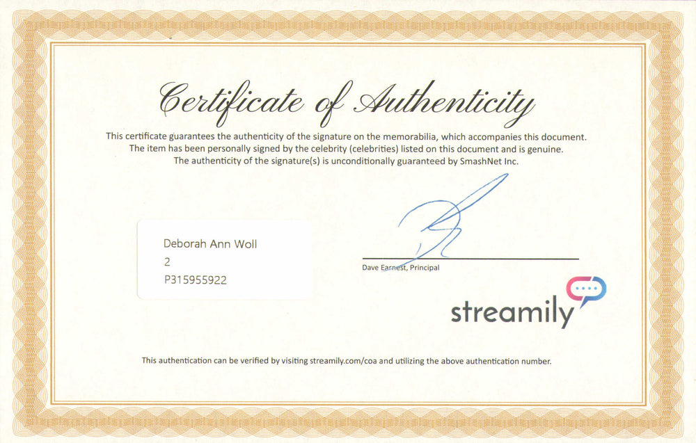 
                  
                    Deborah Ann Woll as Karen Page in Daredevil Signed 8x10 Photo with Character Name & Quote
                  
                