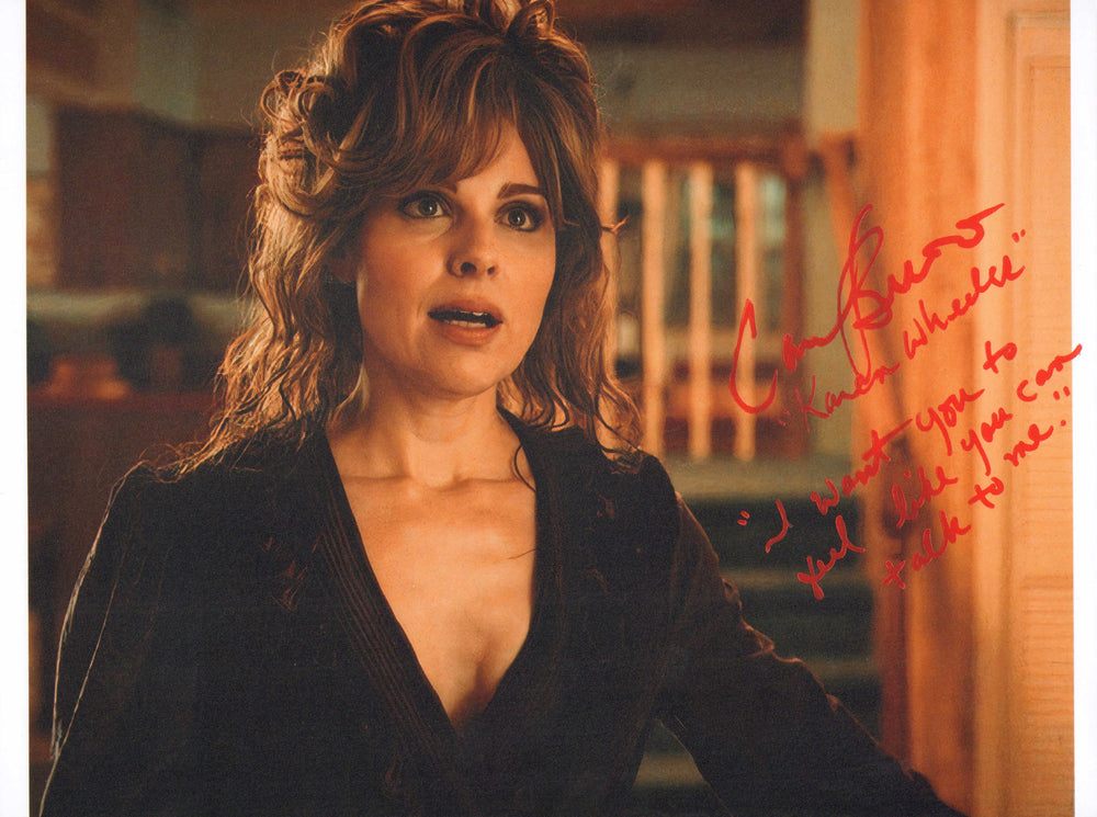 Cara Buono as Karen Wheeler in Stranger Things Signed 8x11 Photo with Character Name and Quote