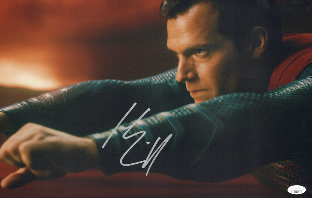 Henry Cavill as Superman in Superman: Man of Steel (JSA) Signed 11x17 Photo