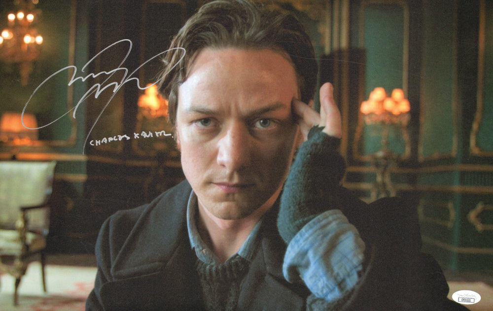 James McAvoy as Professor X / Charles Xavier in X-Men: First Class (JSA) Signed 11x17 Photo with Character Name