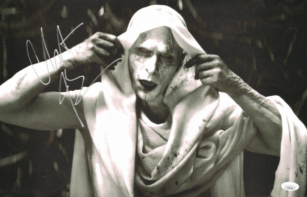 Christian Bale as Gorr the God Killer in Thor: Love & Thunder (JSA) Signed 11x17 Photo
