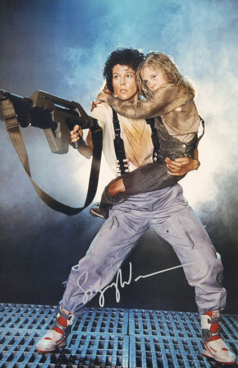 Sigourney Weaver as Ripley in James Cameron's Aliens Signed 11x17 Photo