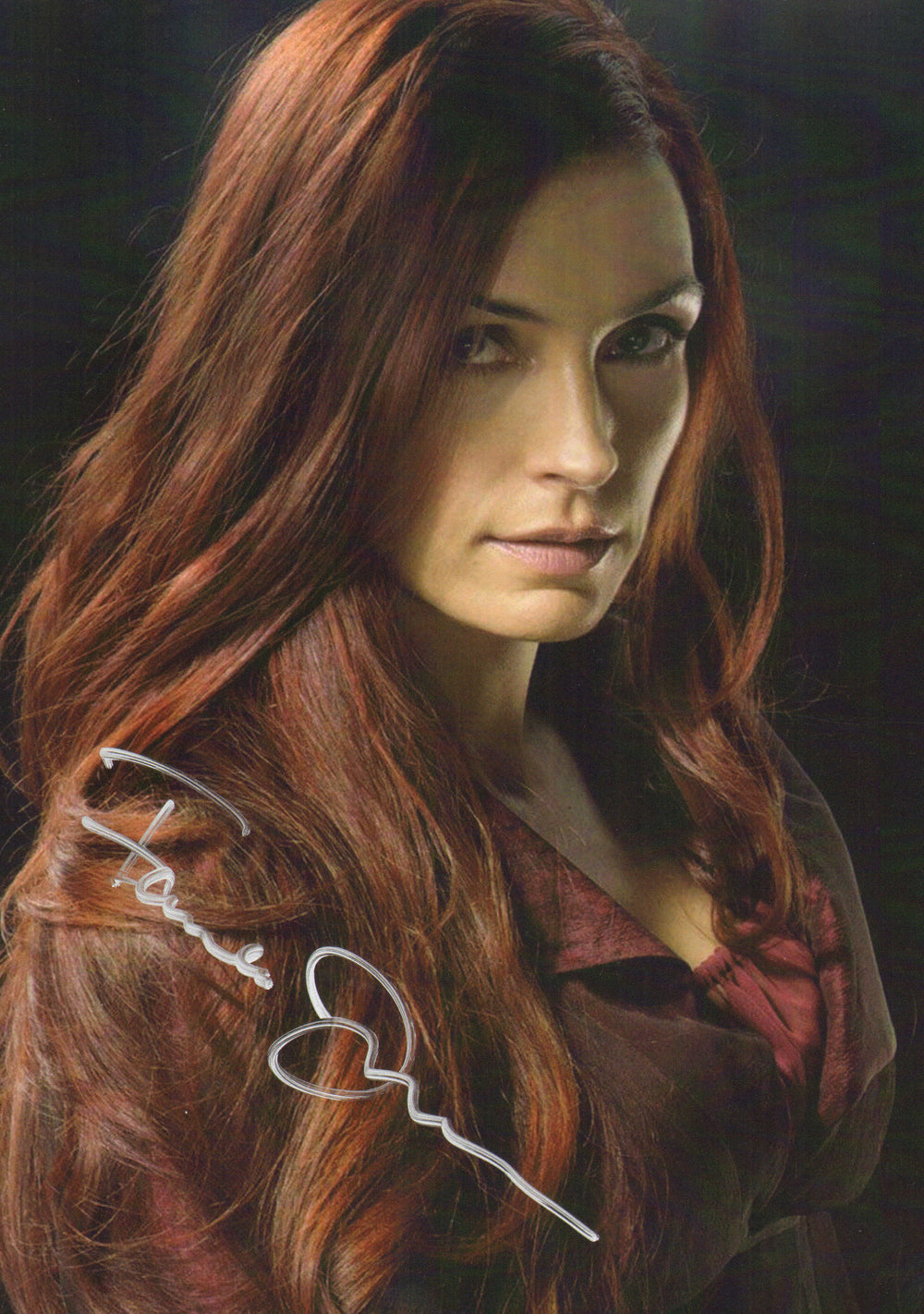 Famke Janssen as Jean Grey / Phoenix in X-Men Signed 8x12 Photo