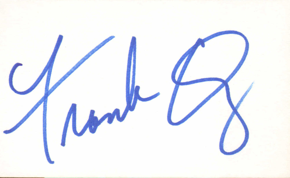 Frank Oz Yoda from Star Wars & The Muppets Signed 5x3 Index Card