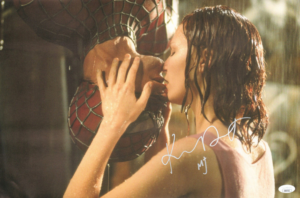 Kirsten Dunst as Mary Jane Watson in Spider-Man (JSA) Signed 12x18 Photo with Character Name