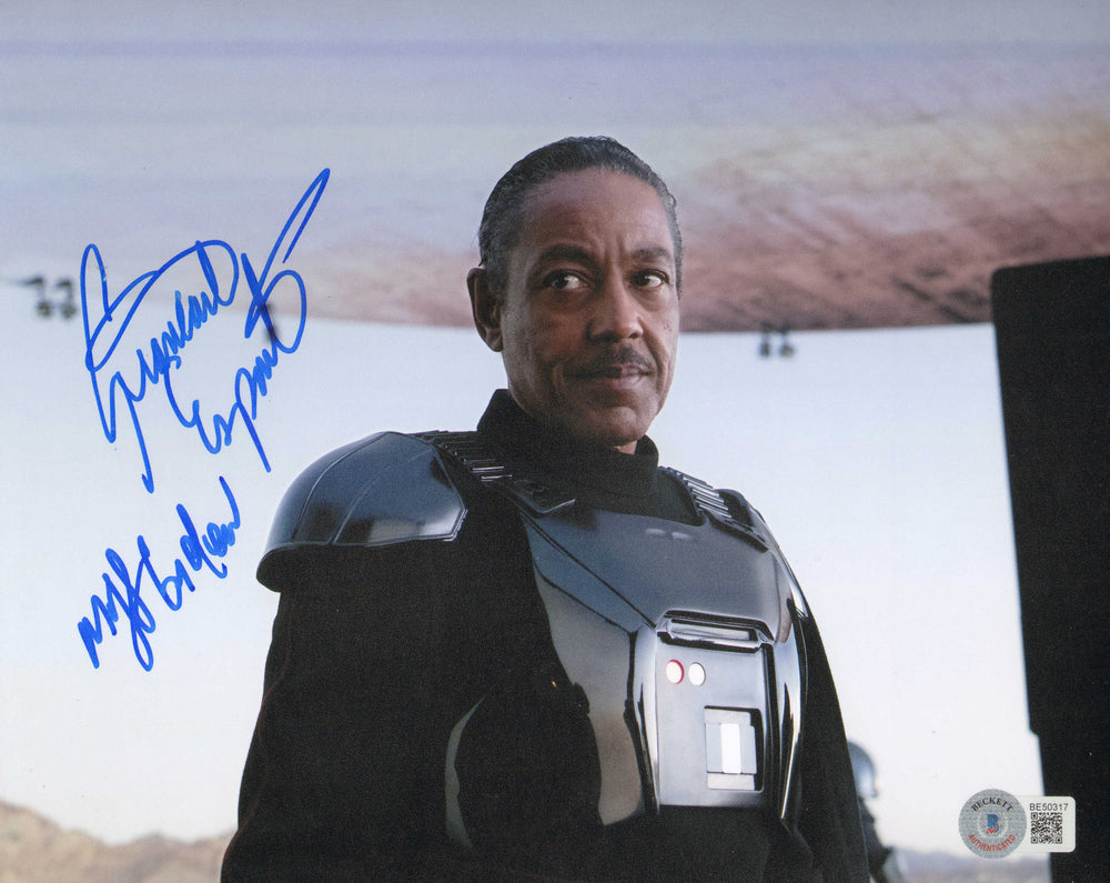 Giancarlo Esposito as Moff Gideon in Star Wars: The Mandalorian (Beckett) Signed 8x10 Photo with Character Name