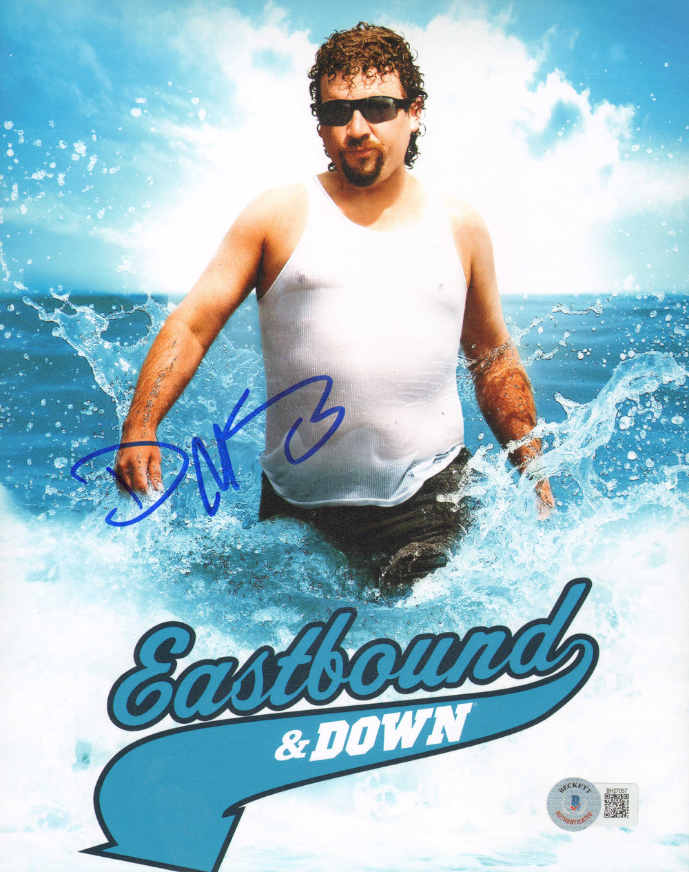 Danny McBride as Kenny Powers in Eastbound & Down (Beckett) Signed 8x10 Photo