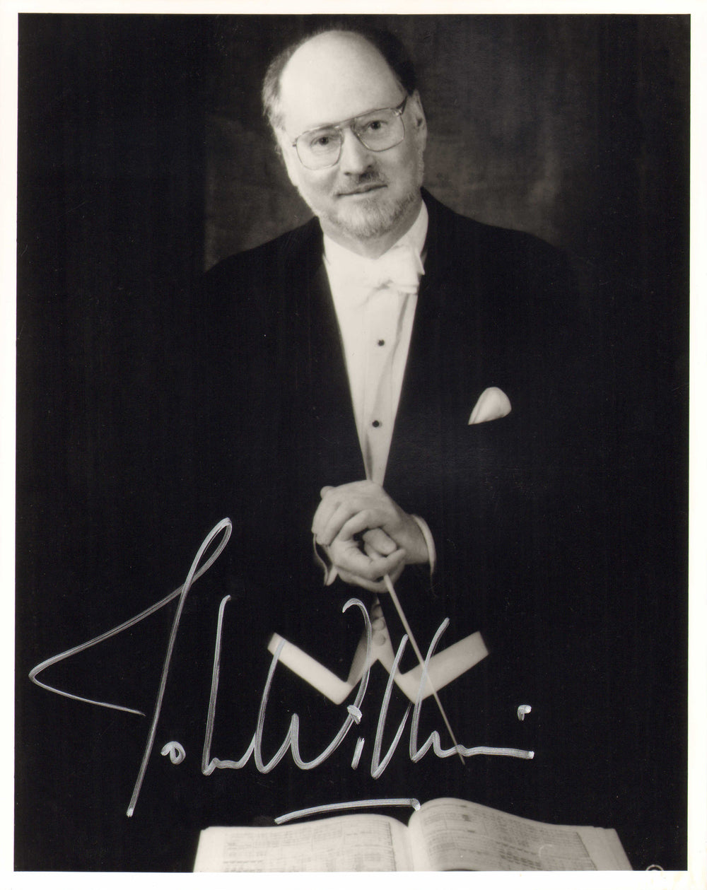 John Williams Composer of Star Wars, Indiana Jones, Superman, Harry Potter, Jurassic Park, Jaws, & More Signed 8x10 Photo with Boston Pops Letter of Provenance