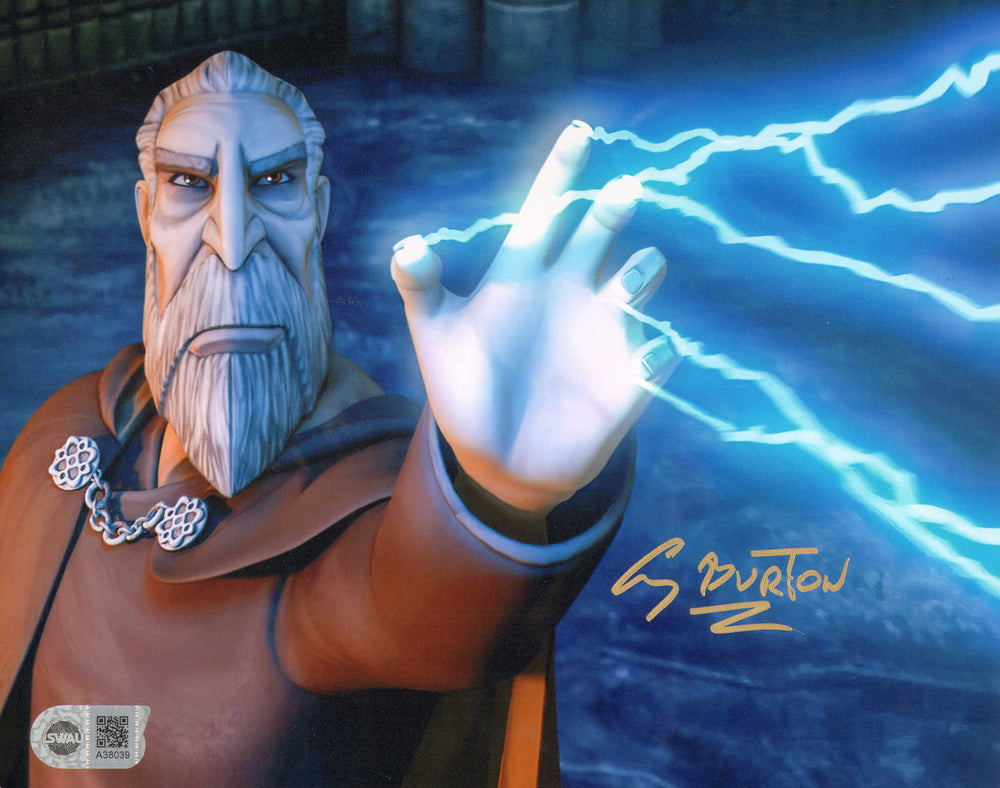 Corey Burton as Count Dooku in Star Wars: The Clone Wars (SWAU) Signed 8x10 Photo