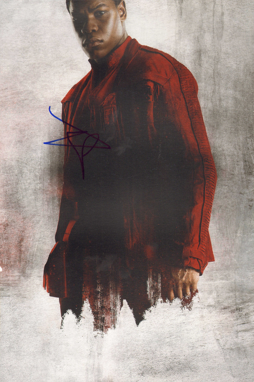 John Boyega as Finn in Star Wars: The Last Jedi Signed 8x12 Photo
