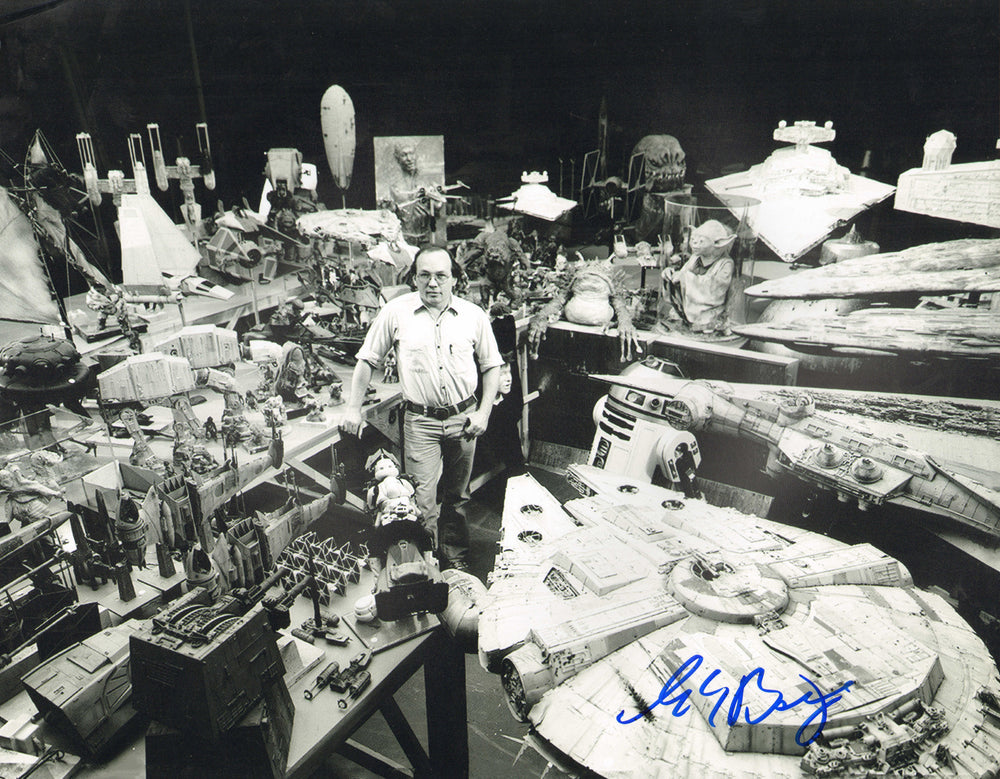 Charlie Bailey Behind the Scenes of Star Wars Signed 11x14 Photo