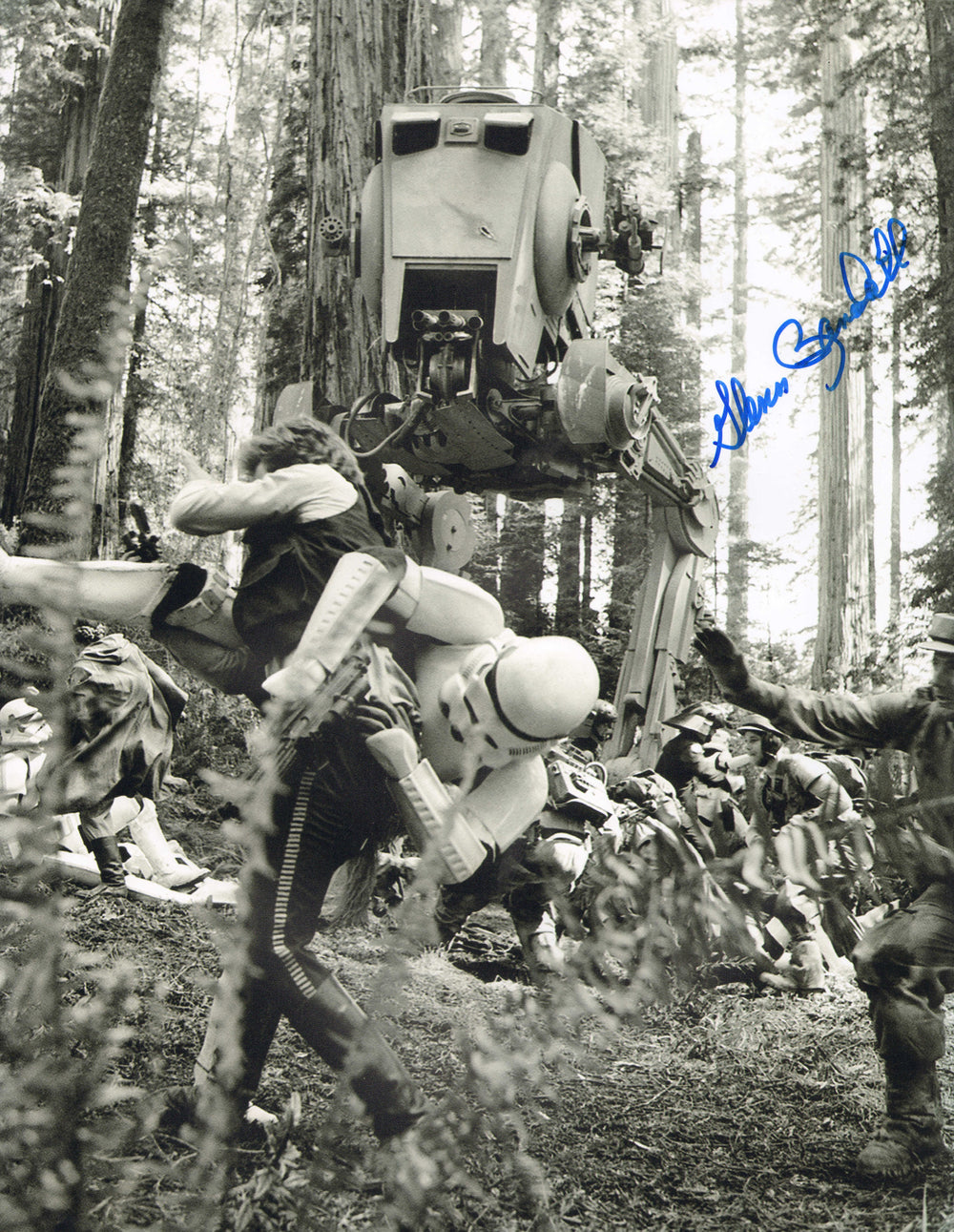 Glenn Randall Jr. as a Stormtrooper in Star Wars: Return of the Jedi Signed 11x14 Photo