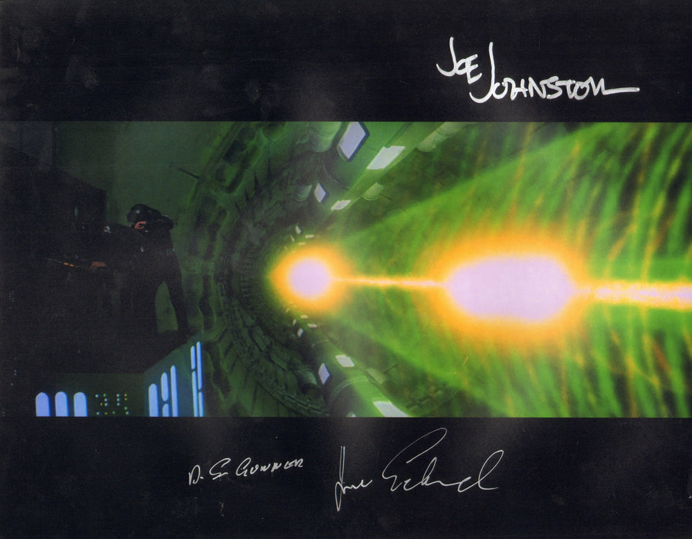 Jonathan Erland & Joe Johnston as Death Star Gunners in Star Wars: A New Hope Signed 11x14 Photo with Character Name