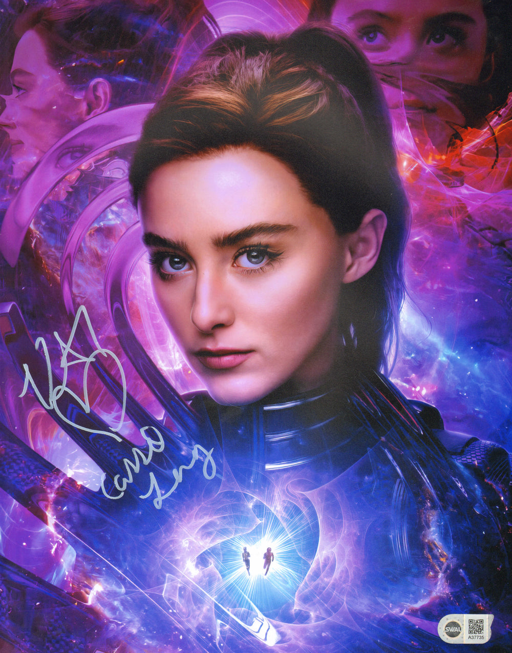 Kathryn Newton as Cassie Lang in Ant-Man & The Wasp: Quantumania (SWAU) Signed 11x14 Photo with Character Name