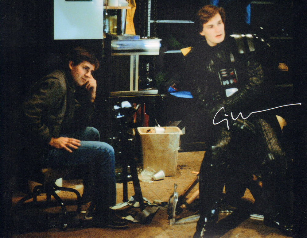 Craig Barron as Darth Vader Behind the Scenes of Star Wars: Return of the Jedi Signed 8x10 Photo