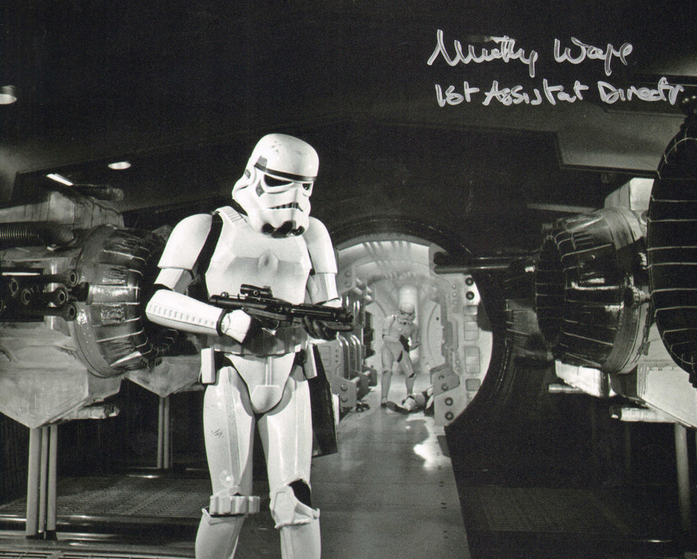 Anthony Waye 1st Assistant Director of Star Wars: A New Hope Signed 8x10 Photo with Credit Name