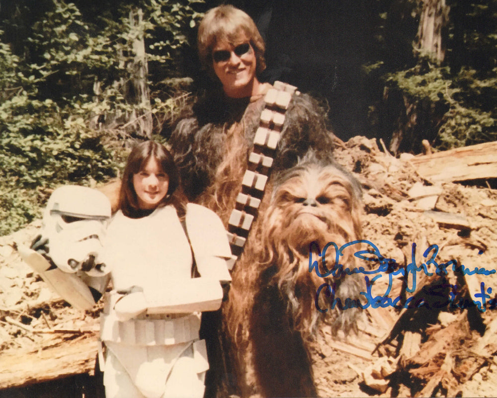 Daniel Zormier as Chewbacca Stunt Double in Star Wars: Return of the Jedi Signed 8x10 Photo