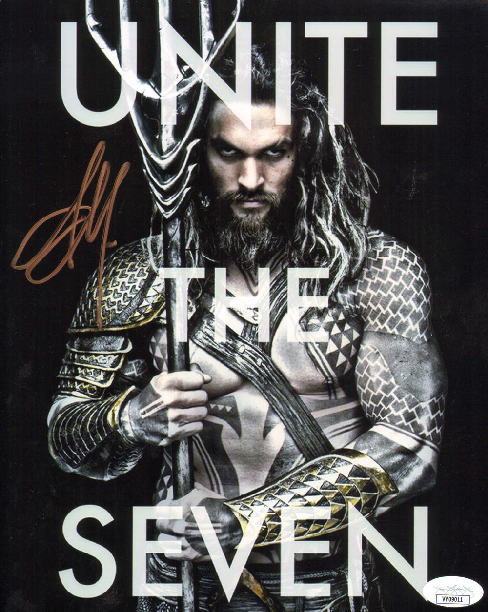 Jason Momoa as Aquaman in Batman v Superman: Dawn of Justice (JSA) Signed 8x10 Photo
