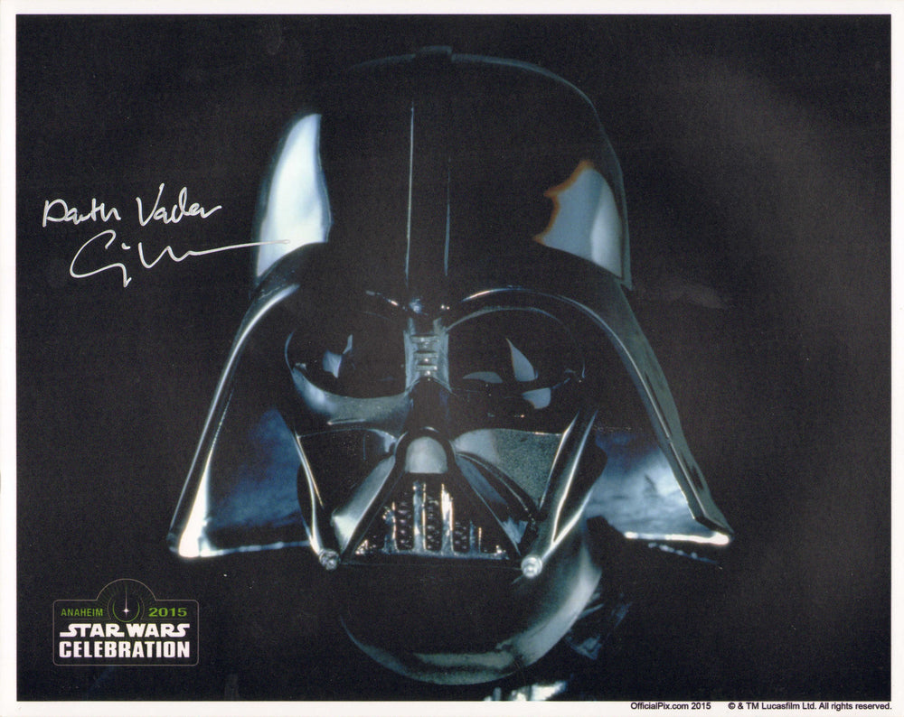 Craig Barron as Darth Vader in Star Wars: Return of the Jedi (Official Pix Celebration) Signed 8x10 Photo with Character Name