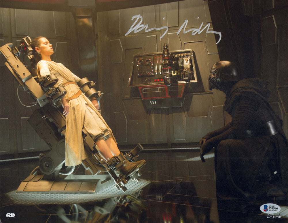 Daisy Ridley as Rey in Star Wars: The Force Awakens (Beckett) Signed 11x14 Photo