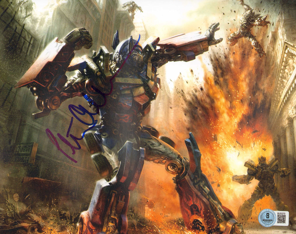 Peter Cullen as Optimus Prime in Transformers (Beckett) Signed 8x10 Photo