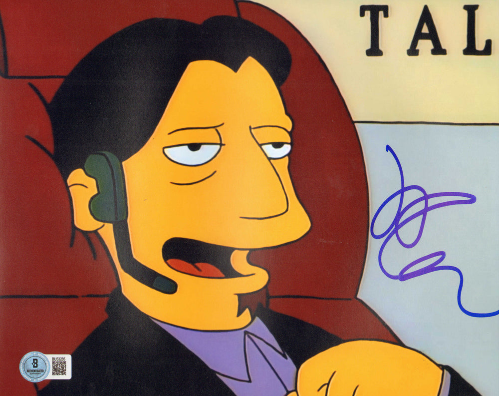 Jeff Goldblum as MacArthur Parker in The Simpsons (Beckett) Signed 8x10 Photo