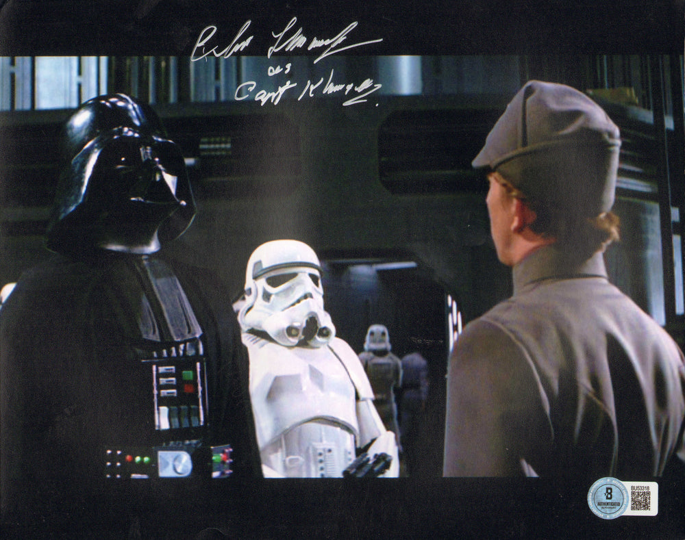 Christopher Muncke as Captain Khurgee in Star Wars: A New Hope (Beckett) Signed 8x10 Photo with Character Name