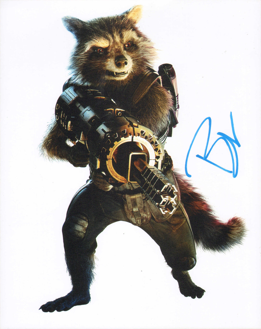 Bradley Cooper as Rocket in Guardians of the Galaxy Signed 8x10 Photo