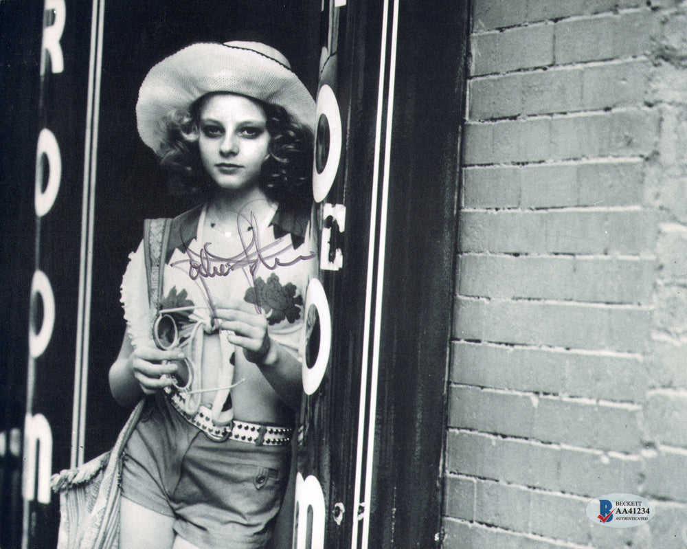 Jodie Foster as Iris in Taxi Driver (Beckett) Signed 8x10 Photo