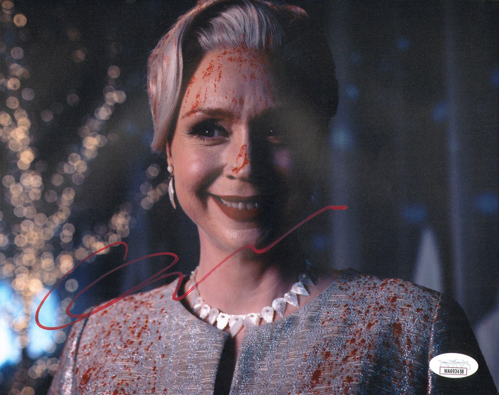 Gwendoline Christie as Principal Larissa Weems in Wednesday (JSA) Signed 8x10 Photo
