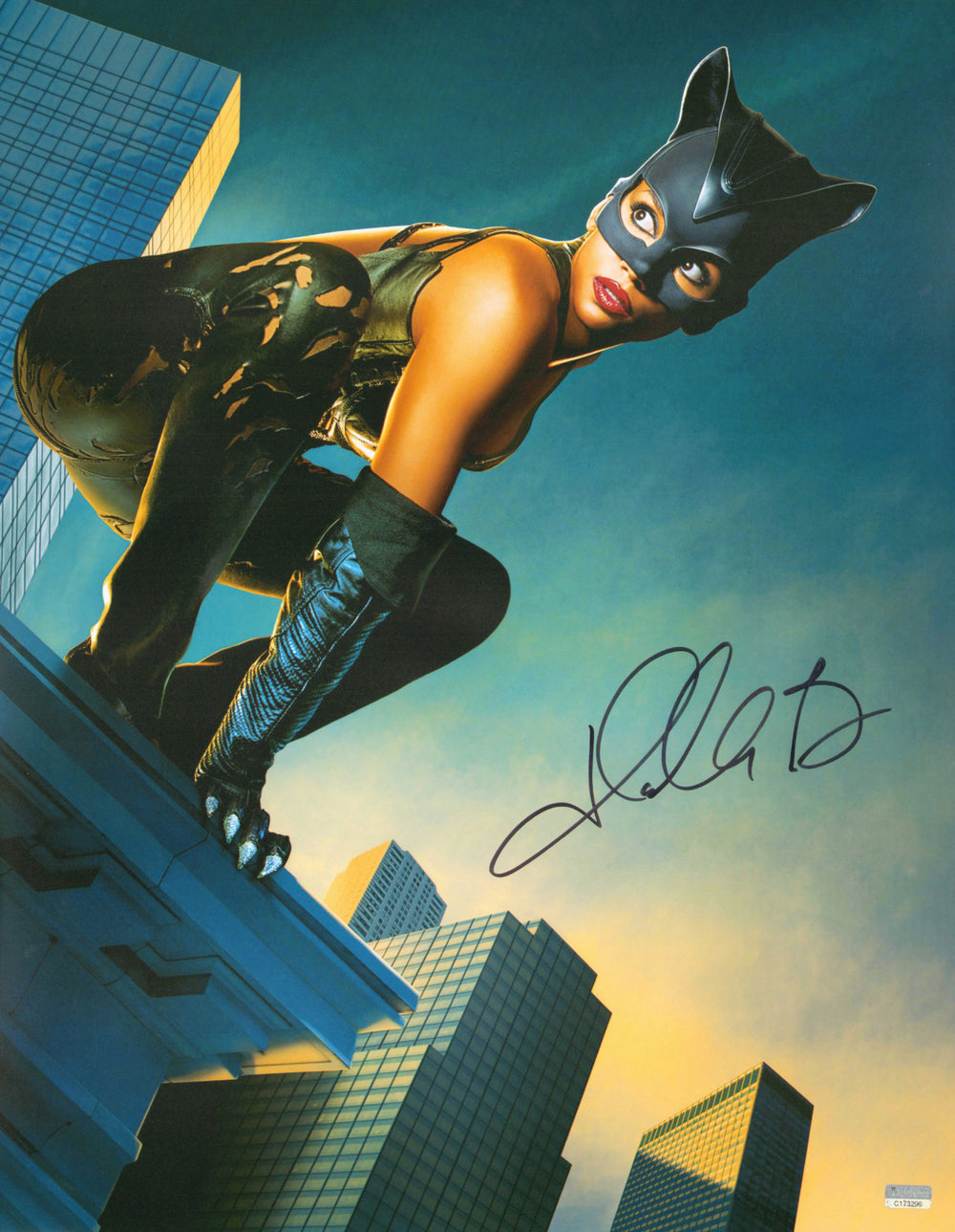 Halle Berry as Patience Phillips / Catwoman in Catwoman (Celebrity Authentics) Signed 16x20 Photo