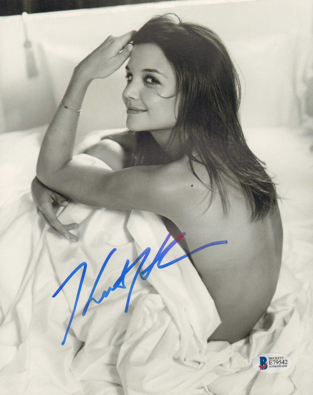 Katie Holmes from Dawson's Creek & Batman Begins Sexy (Beckett) Signed 8x10 Photo